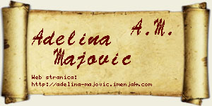 Adelina Majović vizit kartica